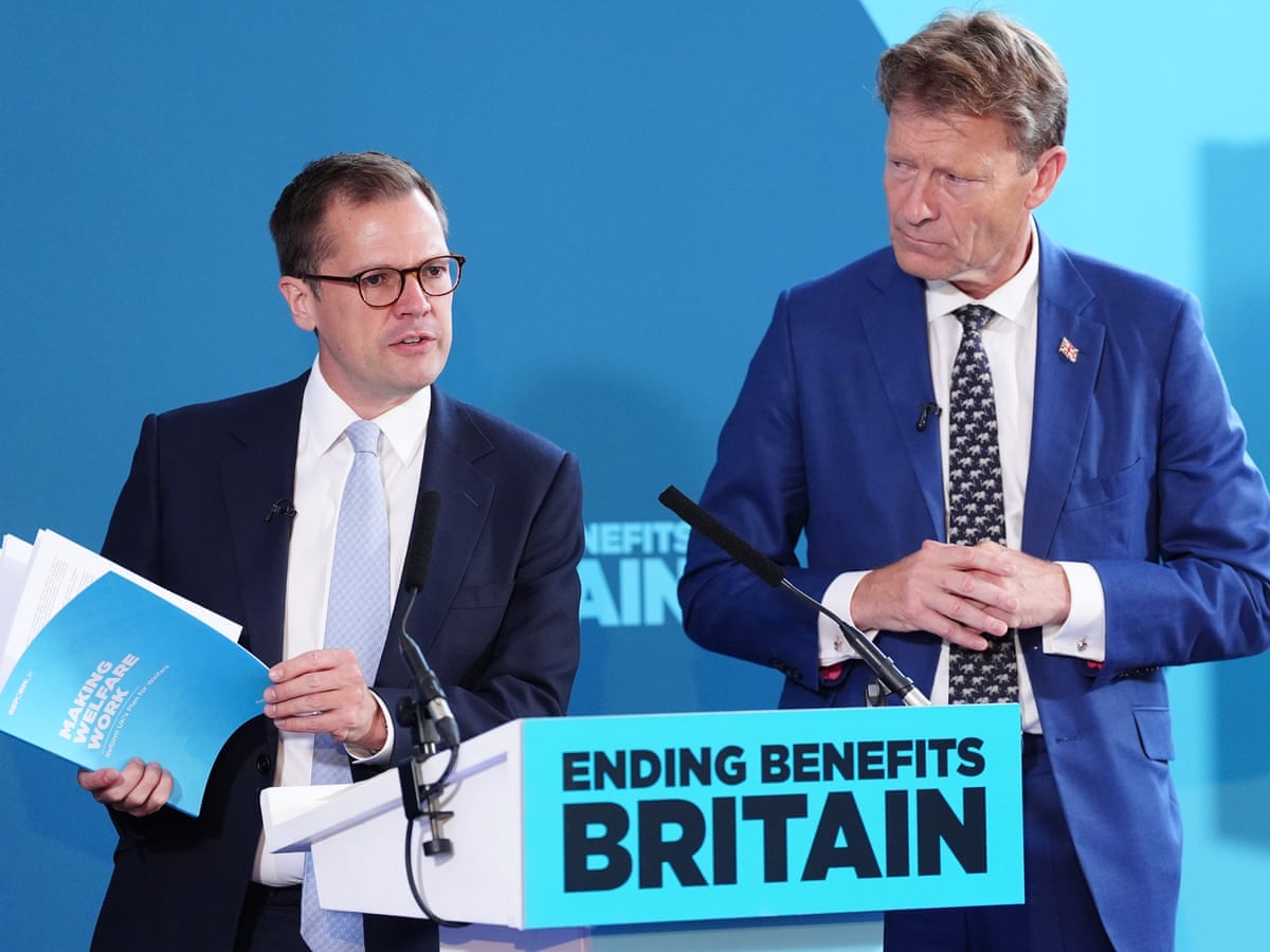 Jenrick says Reform would make long-term benefits claimants clean up high streets – as it happened | Politics | The Guardian