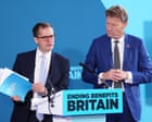 Jenrick says Reform would make long-term benefits claimants clean up high streets – UK politics live