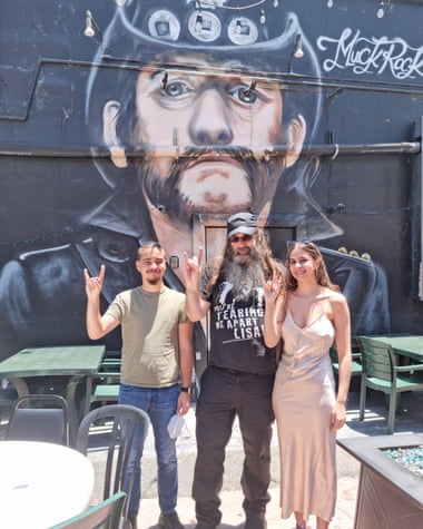 Keith Kahn-Harris and kids at the Rainbow Los Angeles.