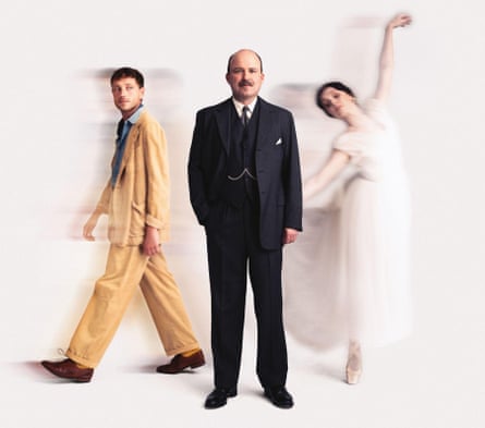 Priceless … Thomas Flynn, Rory Kinnear and Natalia Osipova star in The Standard of Living