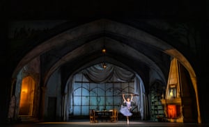 Naghdi in Cinderella which has a set design by Tom Pye.