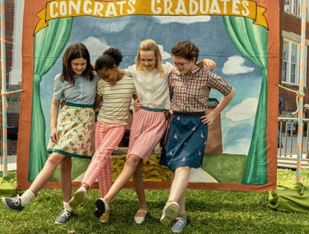 Abby Ryder Fortson, Amari Price, Elle Graham and Katherine Kupferer in Are You There God? It’s Me, Margaret.
