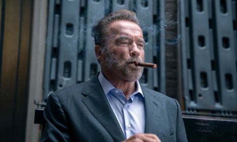 ‘Isn’t Arnie too old to be in the field?’ … Arnold Schwarzenegger as FBI agent Luke Brunner in Netflix’s Fubar.