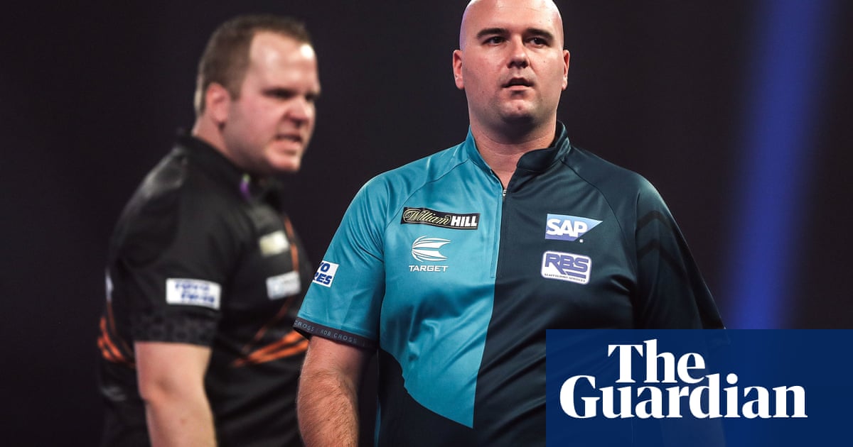 PDC world darts: former winners Rob Cross and Adrian Lewis out in round two