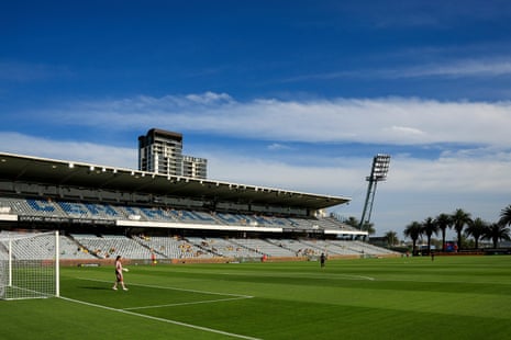 A wide position of Polytec Stadium up of nan lucifer betwixt Australia and New Zealand.