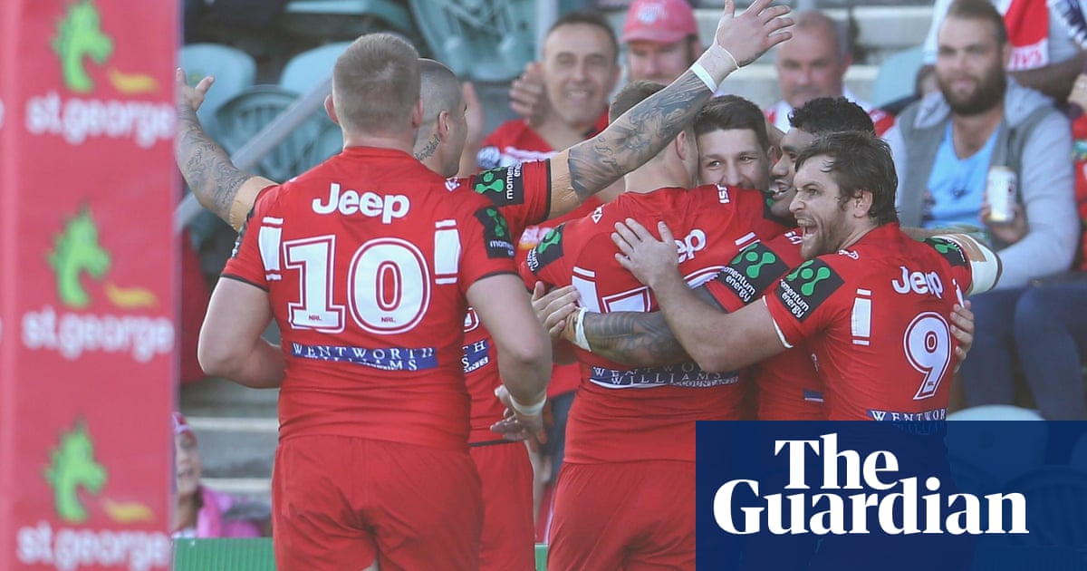 On Fire St George Illawarra Down Canberra To Take Share Of Nrl Lead Sport The Guardian