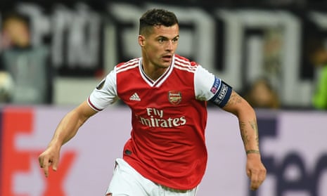 Granit Xhaka has been Arsenal’s captain for much of this season but questions have been asked over his recent form and his place in the side.