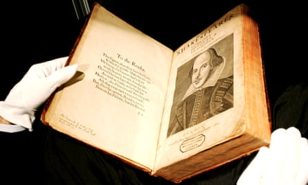 The 1623 First Folio was the first collection of Shakespeare’s plays.