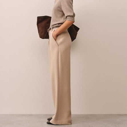 The White Company. Pleated Wide Leg Trousers