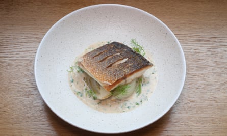‘Comes with some fennel’: sea bass.