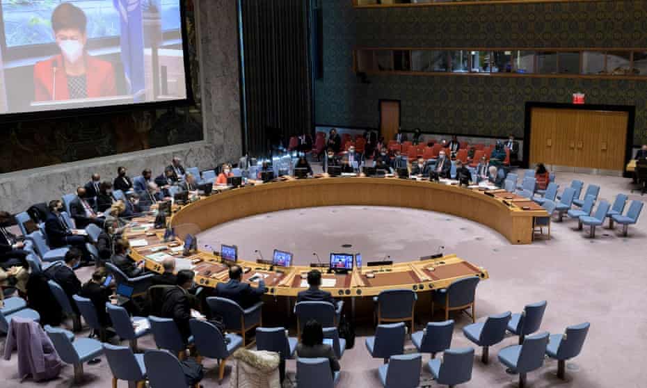 UN security council meeting on Peace and Security Through Preventive Diplomacy A Common Objective to All UN Principal Organs at the UN headquarters in New York on 17 November 2021