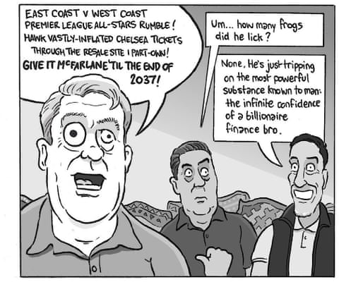 David Squires on … Chelsea’s Wembley trip amid more managerial chaos, panel 3