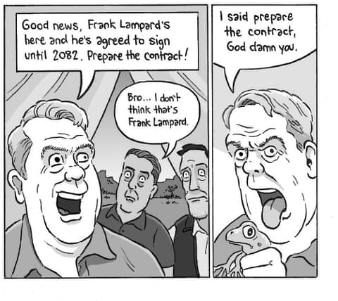David Squires on … Chelsea’s Wembley trip amid more managerial chaos, panel 8