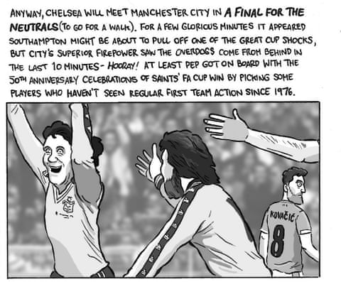 David Squires on … Chelsea’s Wembley trip amid more managerial chaos, panel 6