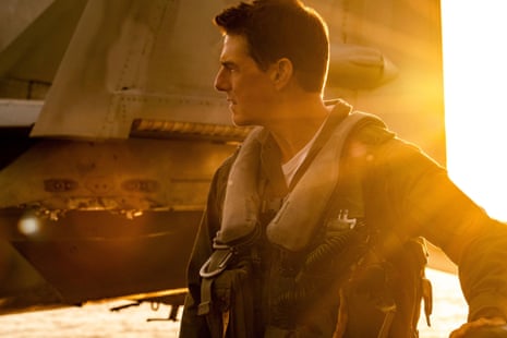 Tom Cruise as Pete “Maverick” Mitchell in Top Gun: Maverick.