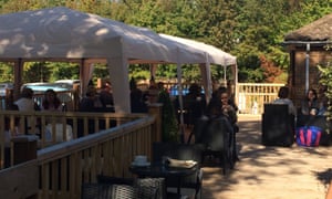 Outside at The Milk Churn, Rudgwick.