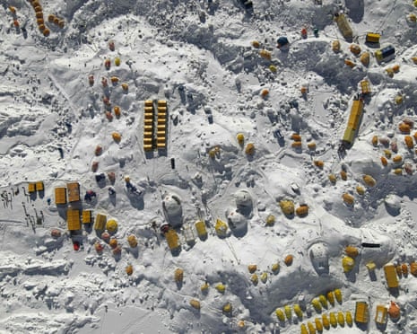 Tents at Everest base camp.