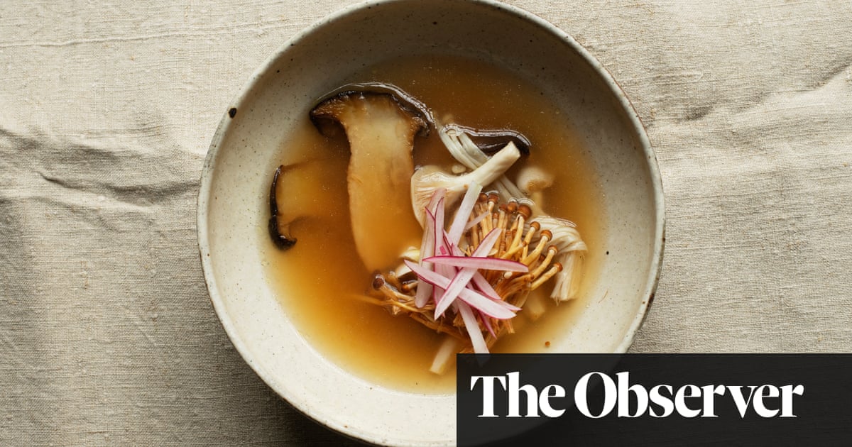 Nigel Slater’s recipe for miso mushroom soup