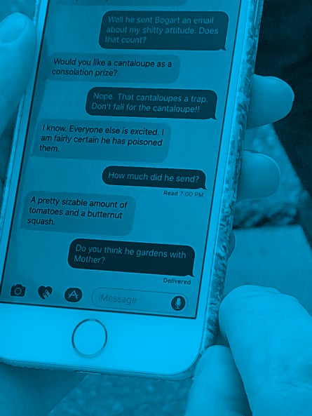 6 #nyc byJeff Mermelstein. New Yorkers’ overseen text messages.