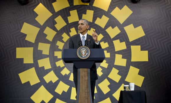 Barack Obama speaks Sunday in Lima, Peru.