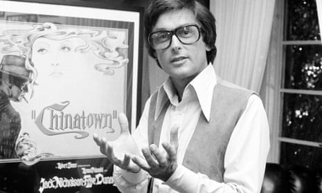 Robert Evans in his office in Beverly Hills, California in 1974. A life of excess eventually ruined his career.