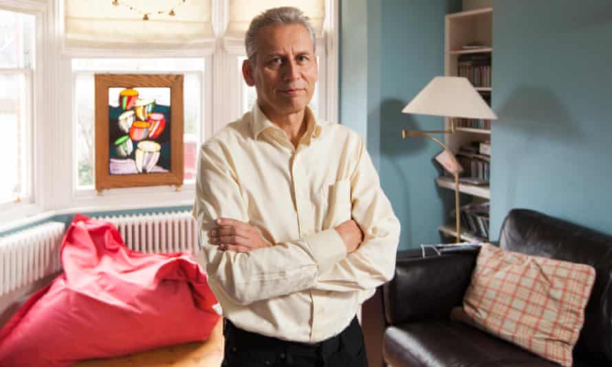 James Coombs at home in Reading, Berkshire