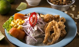 A dish at Ceviche RJ, Botafogo.