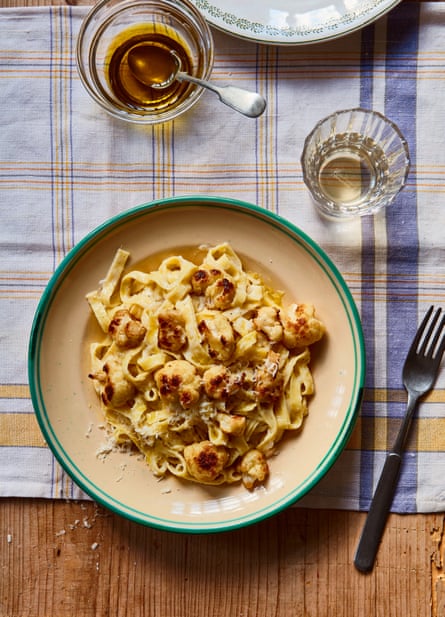 Miguel Barclay’s cauliflower pasta.