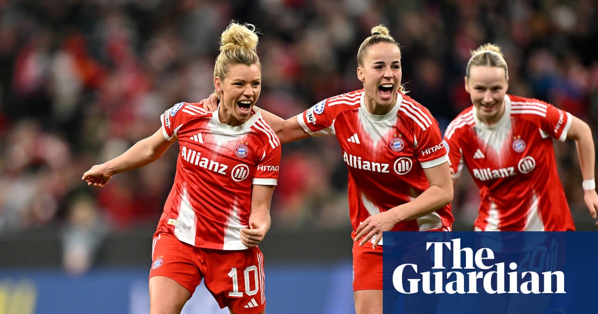 Late double takes Bayern past Manchester United into Women’s Champions League semi-finals