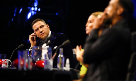 David Walliams on the Britain’s Got Talent judging panel in October 2020