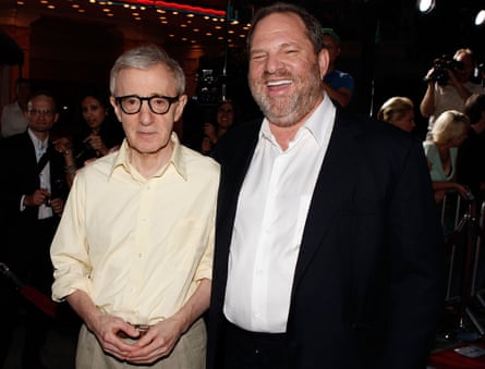 Woody Allen with Harvey Weinstein in 2008