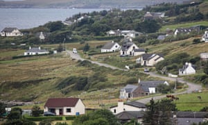 The village of Gairloch, Scottish Highlands, UK.