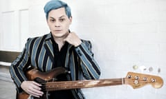 Jack White with bass guitar