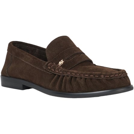 Dune London Grisella 89 GBP chocolate brown suede www.dunelondon.com
