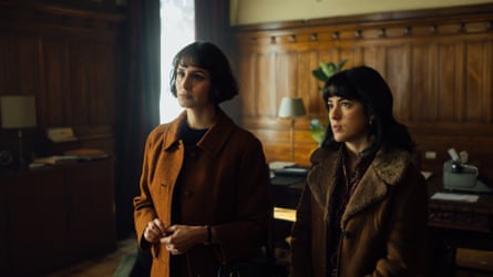 Fernanda Urrejola as Blanca and Rochi Hernández as Alba in Prime Video’s The House of Spirits.