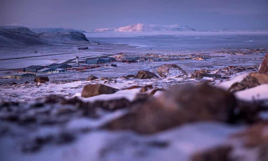 A view of Thule Air Base, Greenland,
