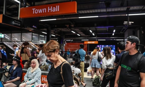 Commuters at Sydney’s Town Hall station last week after trains ground to a halt shortly before the afternoon peak.