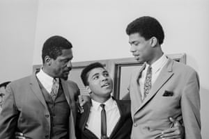 Muhammad Ali, Bill Russell and Kareem Abdul-Jabbar