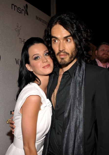 Perry with former husband Russell Brand at an event in Beverly Hills, 2010