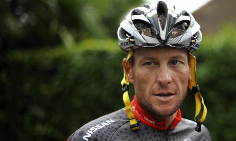 Lance Armstrong during his final Tour de France appearance in 2010