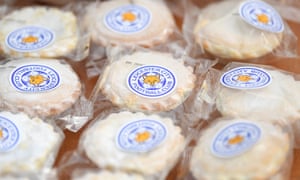 Free Leicester City mince pies given to every supporter at their game today.