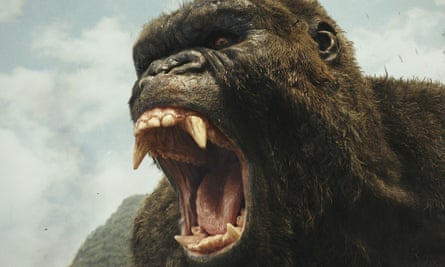 Chewing the scenery … Kong: Skull Island.
