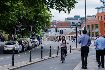 A dedicated cycling route from the Bath to Bristol Path has been developed into the centre of Bristol