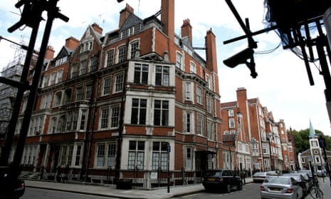 Mayfair in London, one suburb where homes are left empty for long periods.