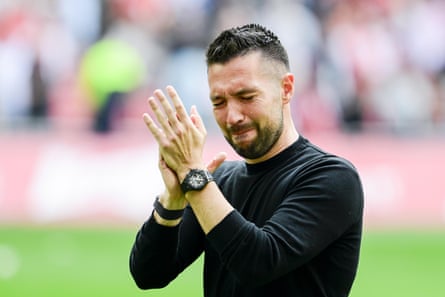 Francesco Farioli feels the pain after missing out on the title on the final day.