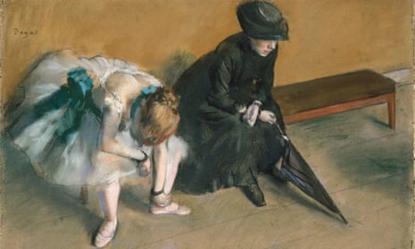 Detail from L’attente (Waiting), c.1882, by Edgar Degas.