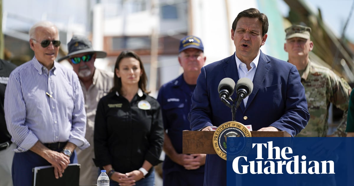 Will Hurricane Ian force Ron DeSantis to confront climate reality? - The Guardian US