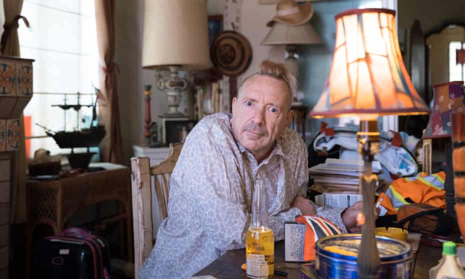 John Lydon photographed at home in Los Angeles, may 2022