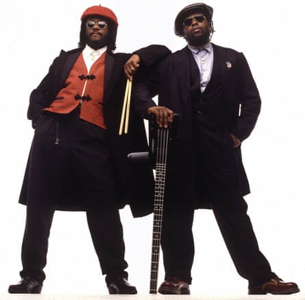 Sly and Robbie in London, 1988.