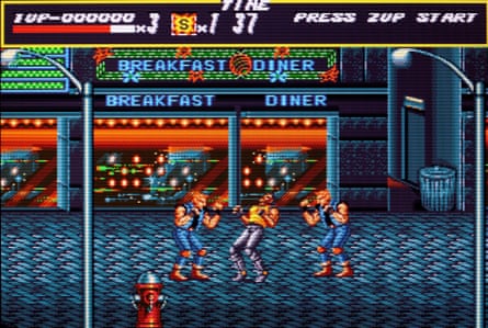 Streets of Rage on the Sega Genesis Mega Drive